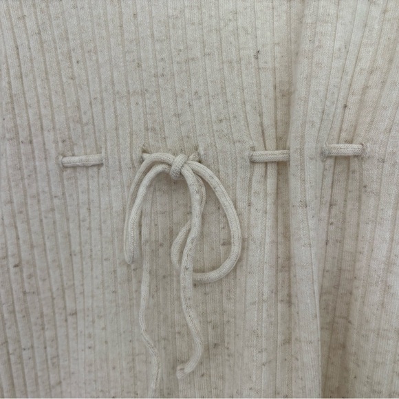 Reformation Rib Knit Long Sleeve Mini Dress S - Picture 8 of 10